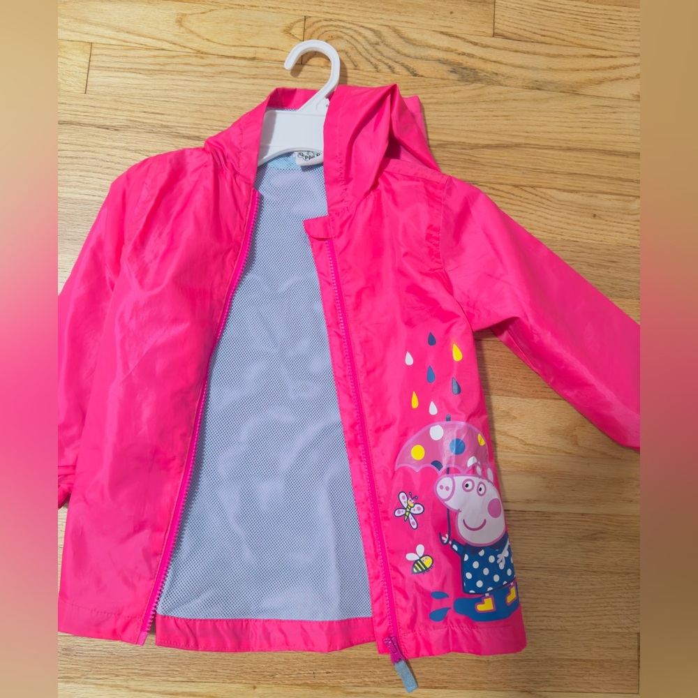 Girls Peppa Pig Rain Jacket